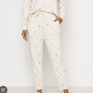 Lou & Grey Pumpkin Pie Terry Sweatpants in Medium